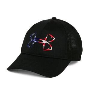 Under Armour Men's Freedom USA Blitzing Cap Headwear Baseball Fish Adjustable
